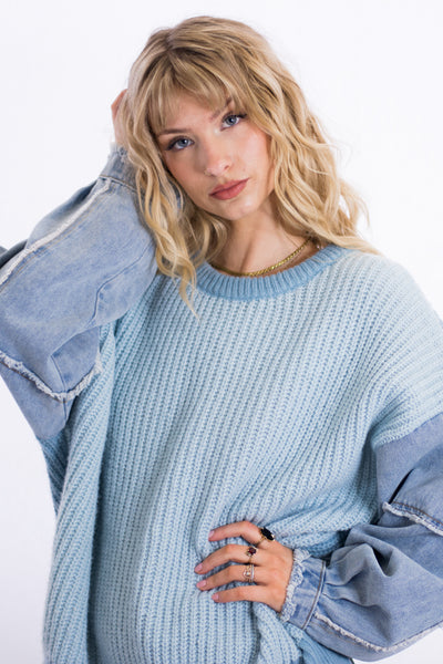 Sky Blue Sweater